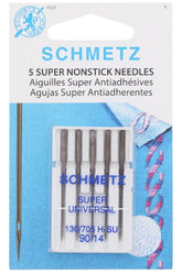Super Non-Stick Needles, Schmetz 5pk